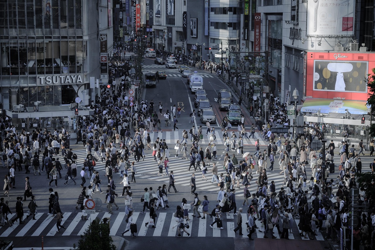 Shibuya Crossing in Tokyo