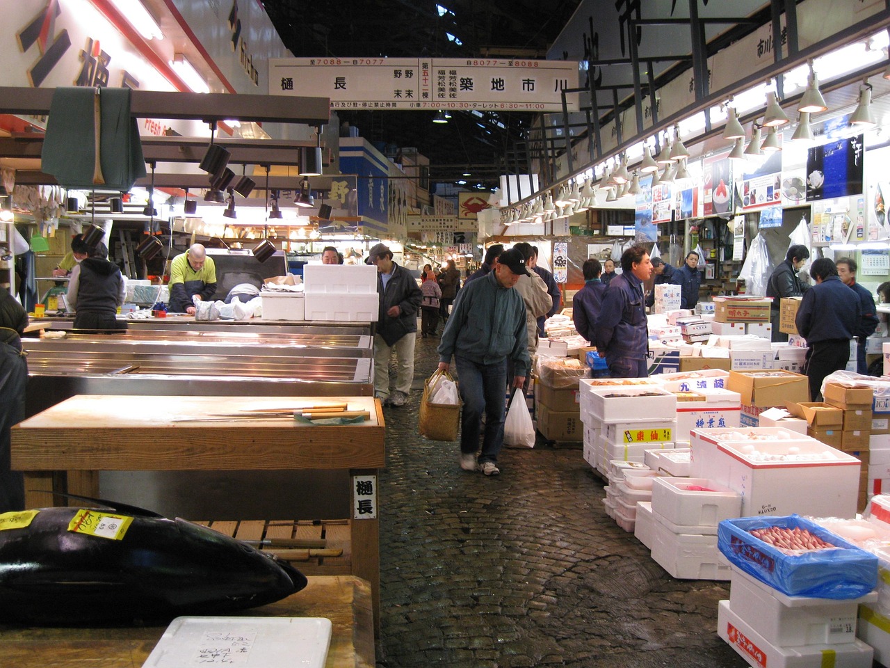 Tsukiji Outer Market in Tokyo
