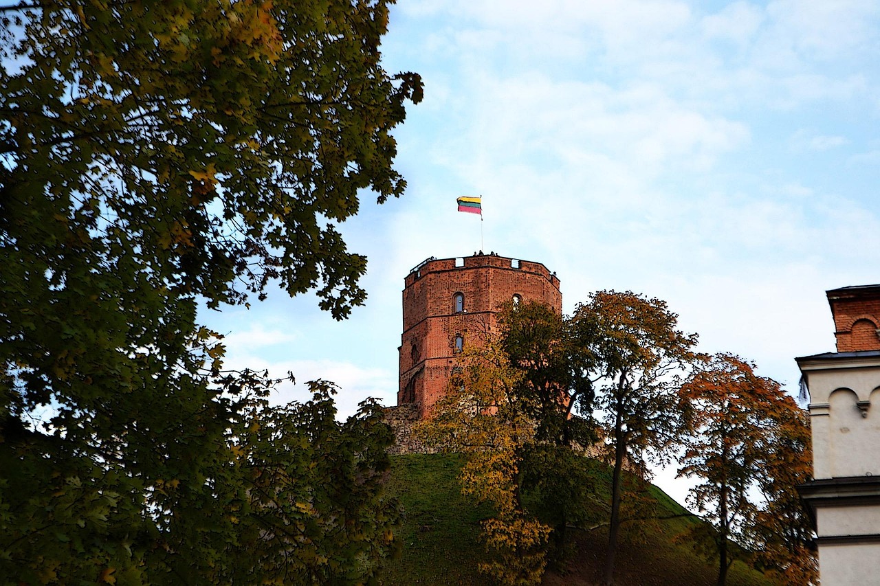 Gediminas Tower overlooking Vilnius