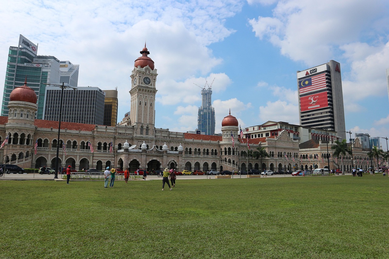 Merdeka Square and Sultan Abdul Samad Building in Kuala Lumpur