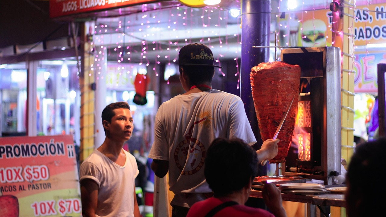 Street tacos in Mexico City