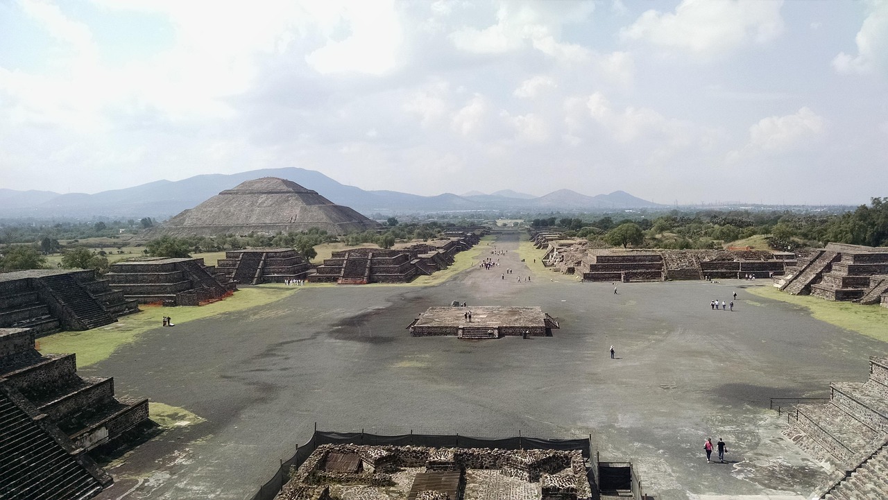 Teotihuacan pyramids near Mexico City