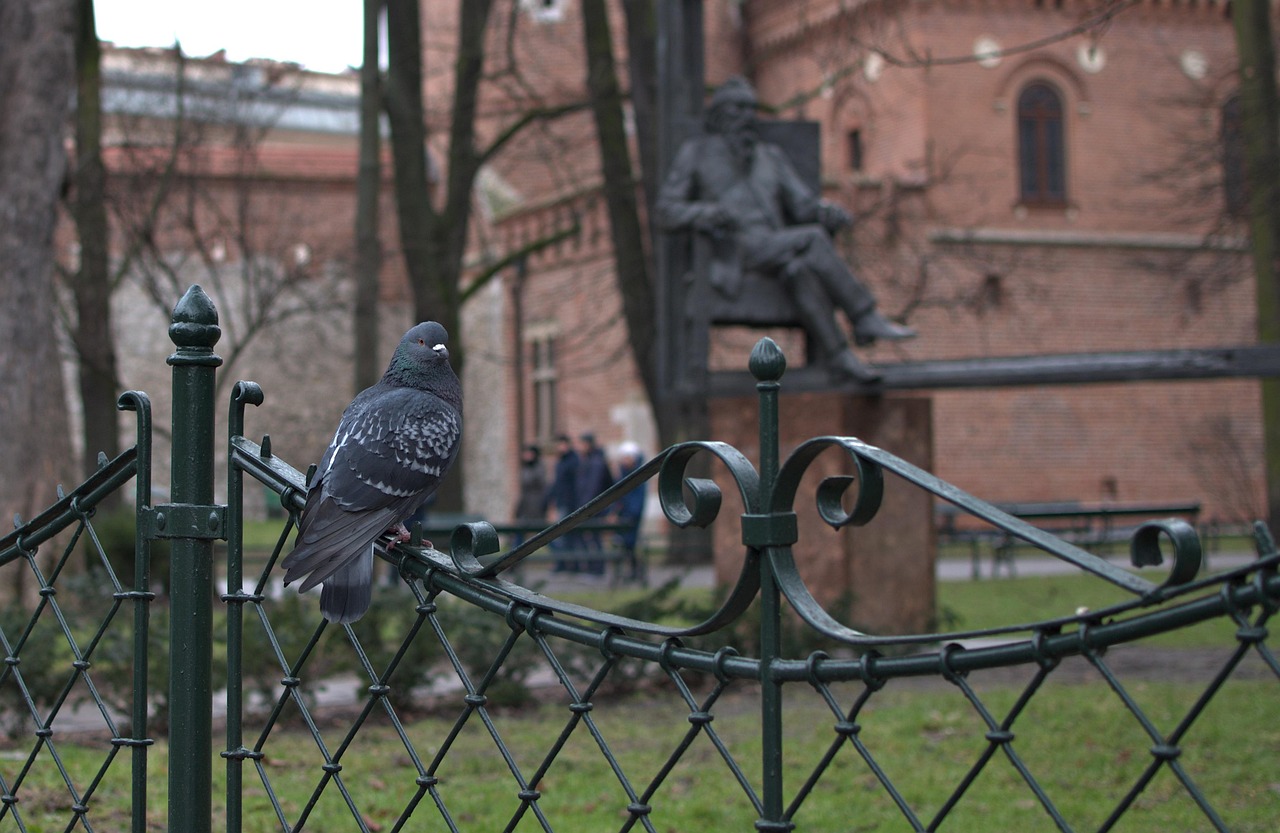 Planty Park green belt around Old Town Krakow