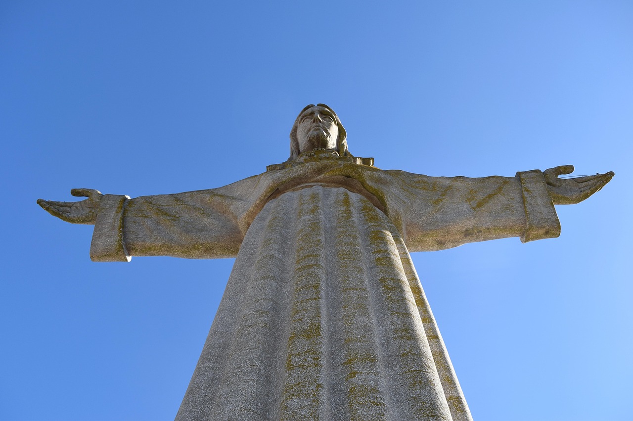 Cristo Rei statue across the river from Lisbon