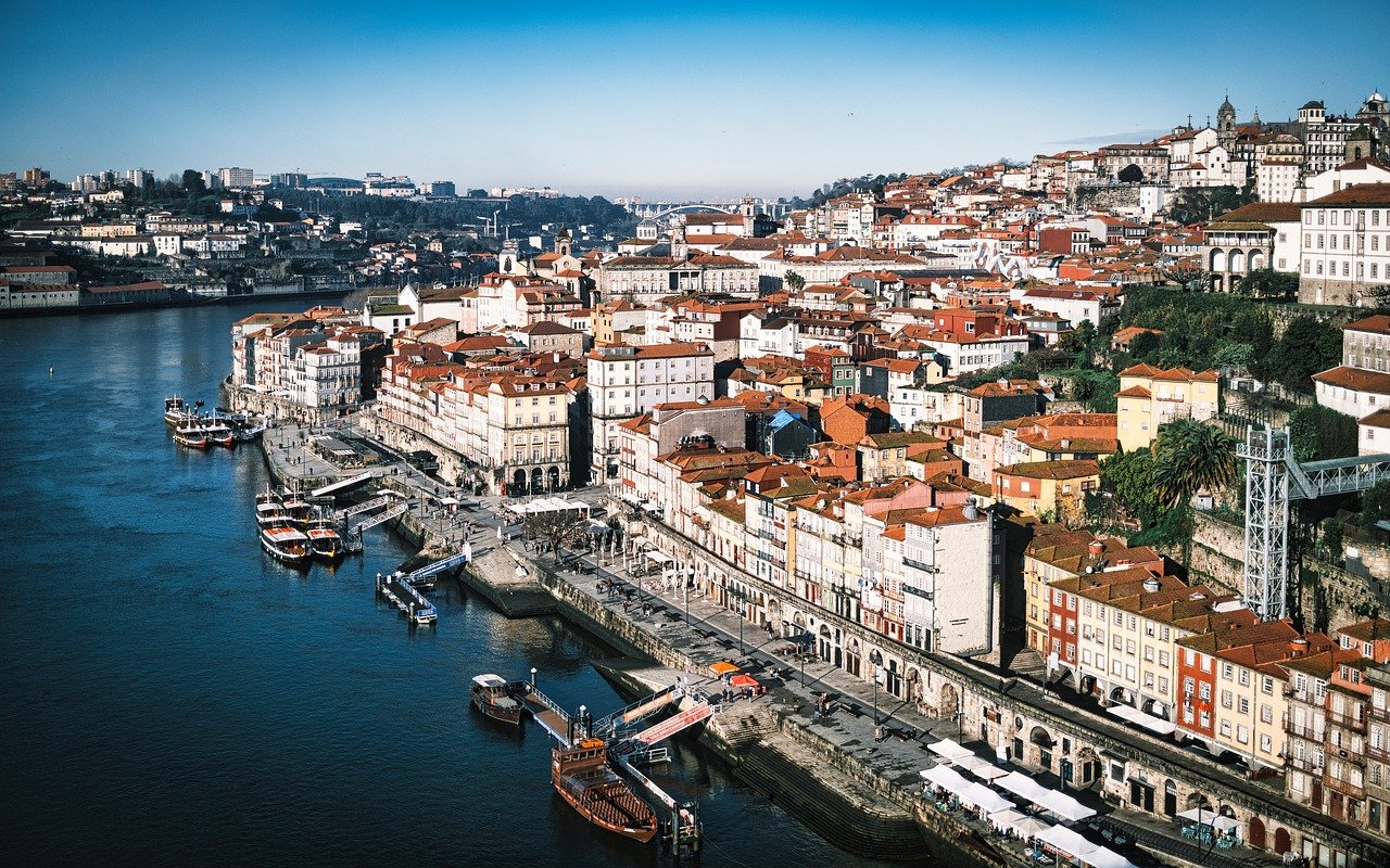 Ribeira waterfront in Porto