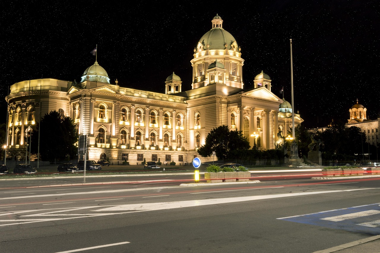 Old Belgrade architecture and palaces
