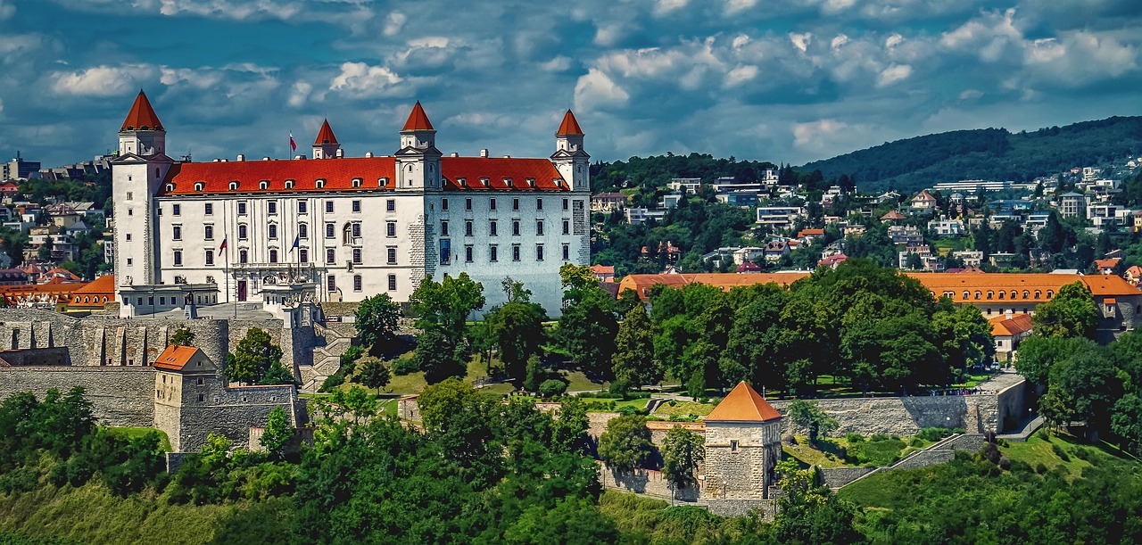 Bratislava Castle above the Danube