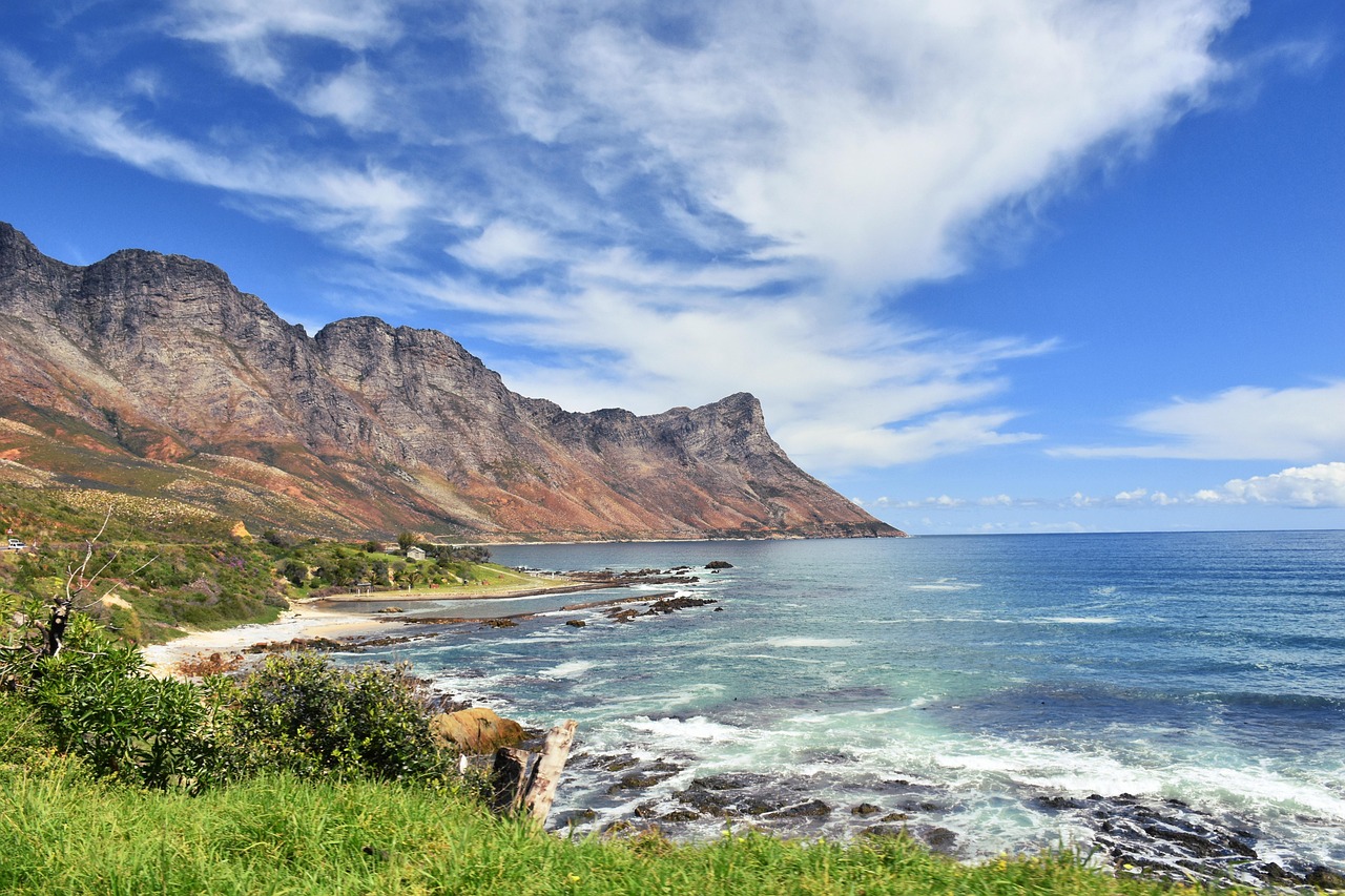 False Bay coastal suburbs near Cape Town