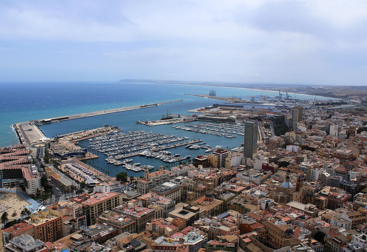 Castillo de Santa Bárbara in Alicante, Spain