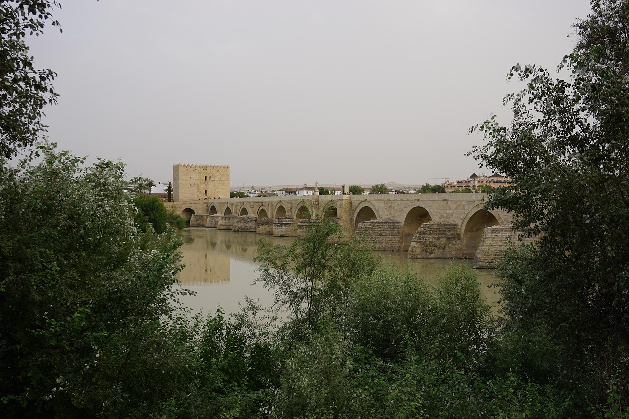 Roman Bridge and old town of Cordoba