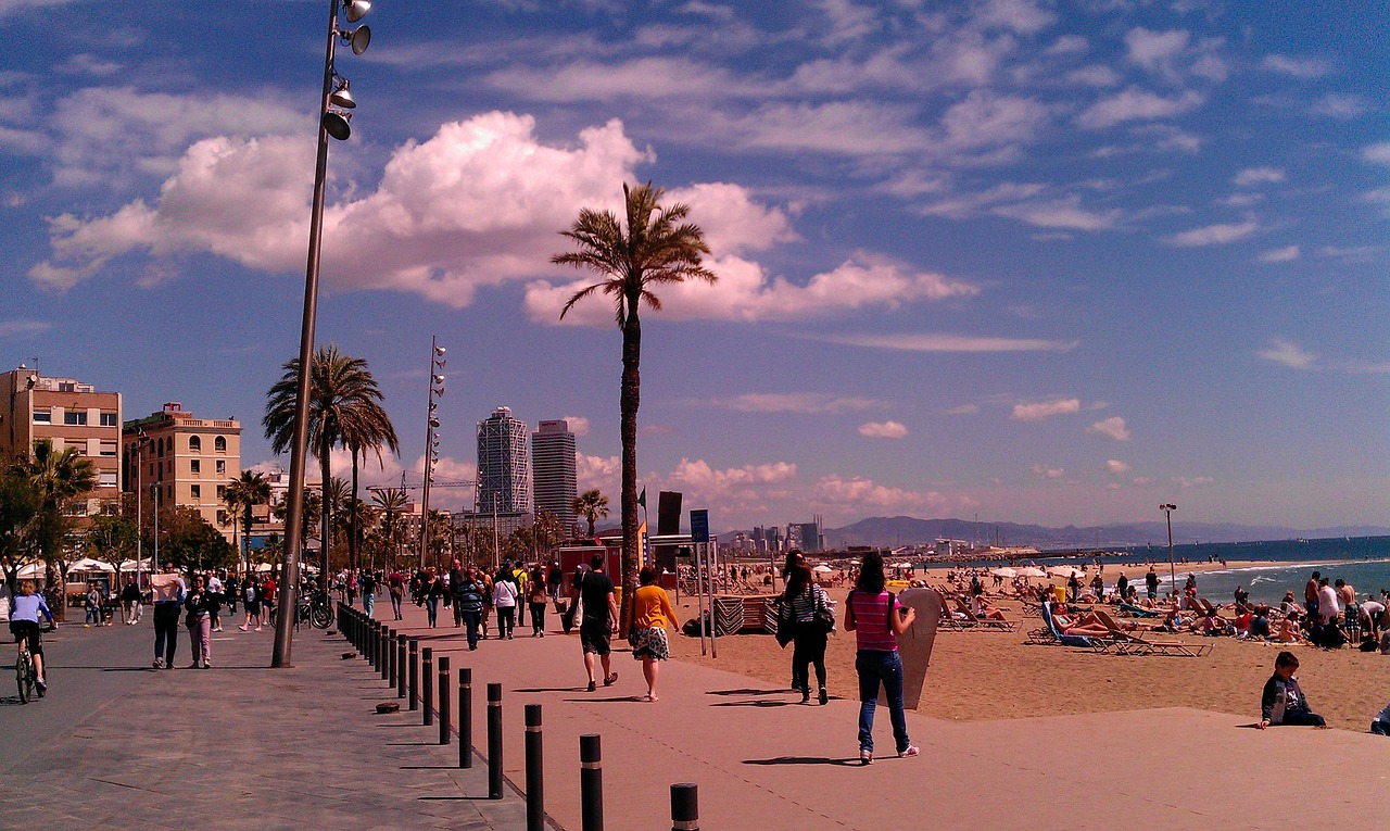 Barceloneta Beach in Barcelona