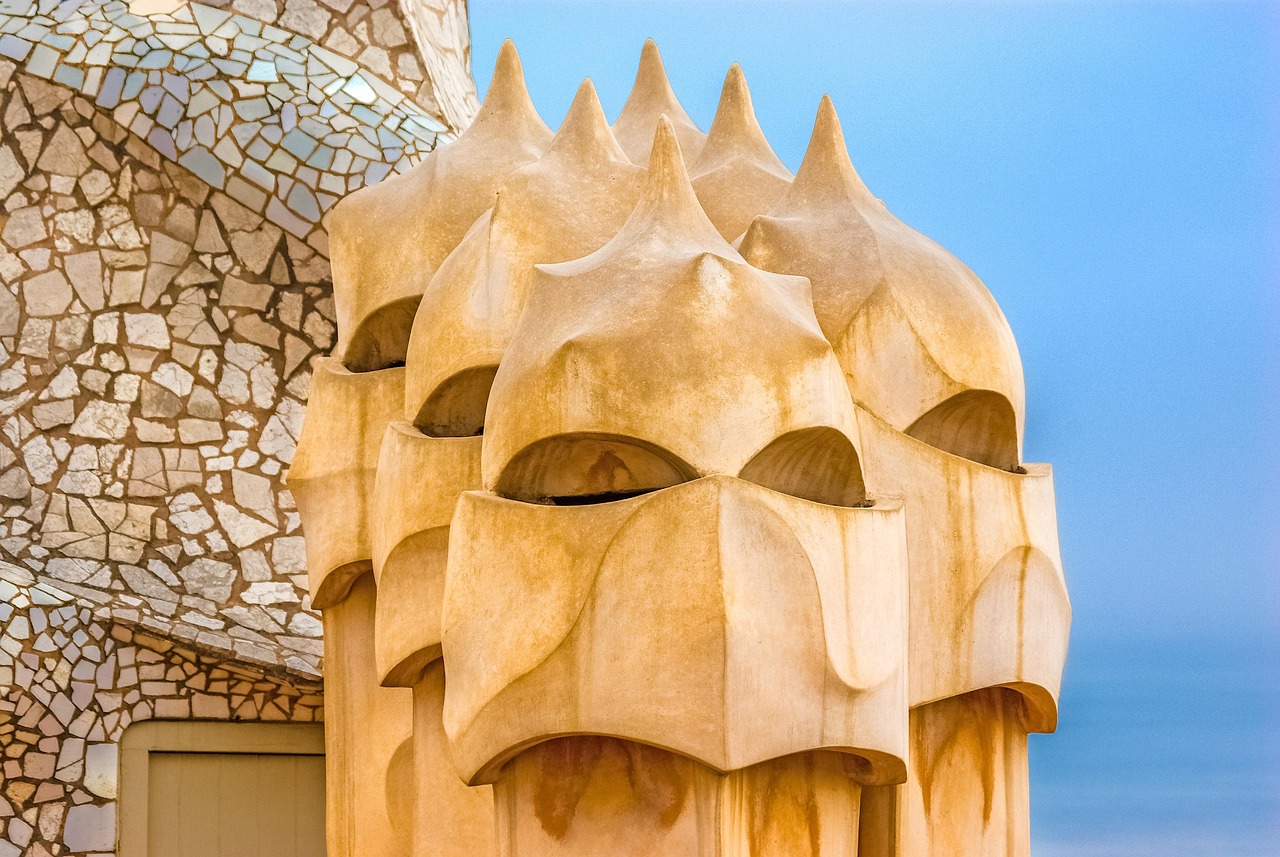 Casa Mila La Pedrera rooftop in Barcelona