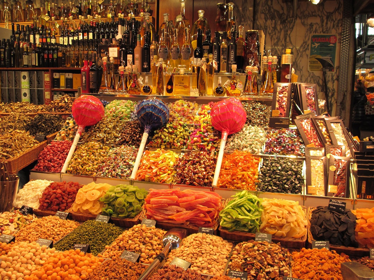 La Rambla boulevard in Barcelona