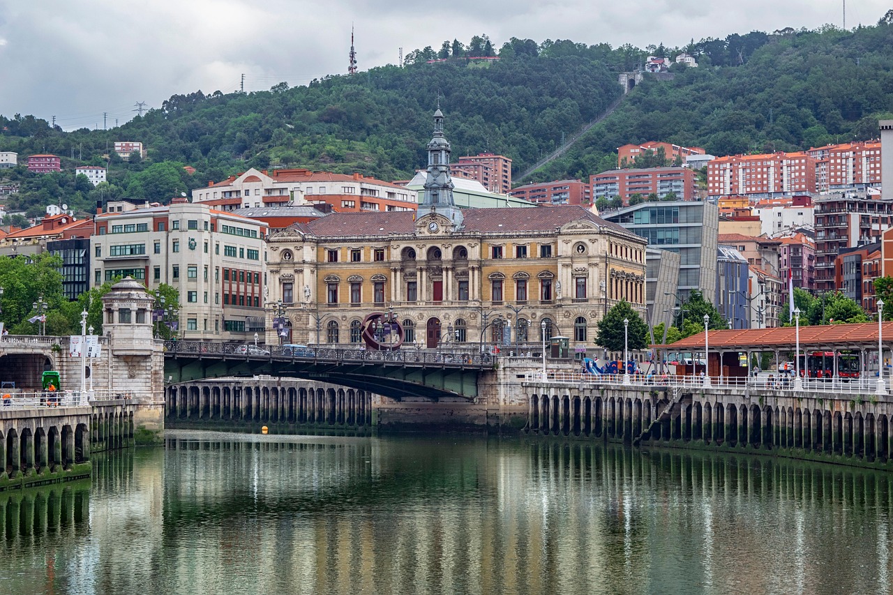 Plaza Nueva in Bilbao Casco Viejo