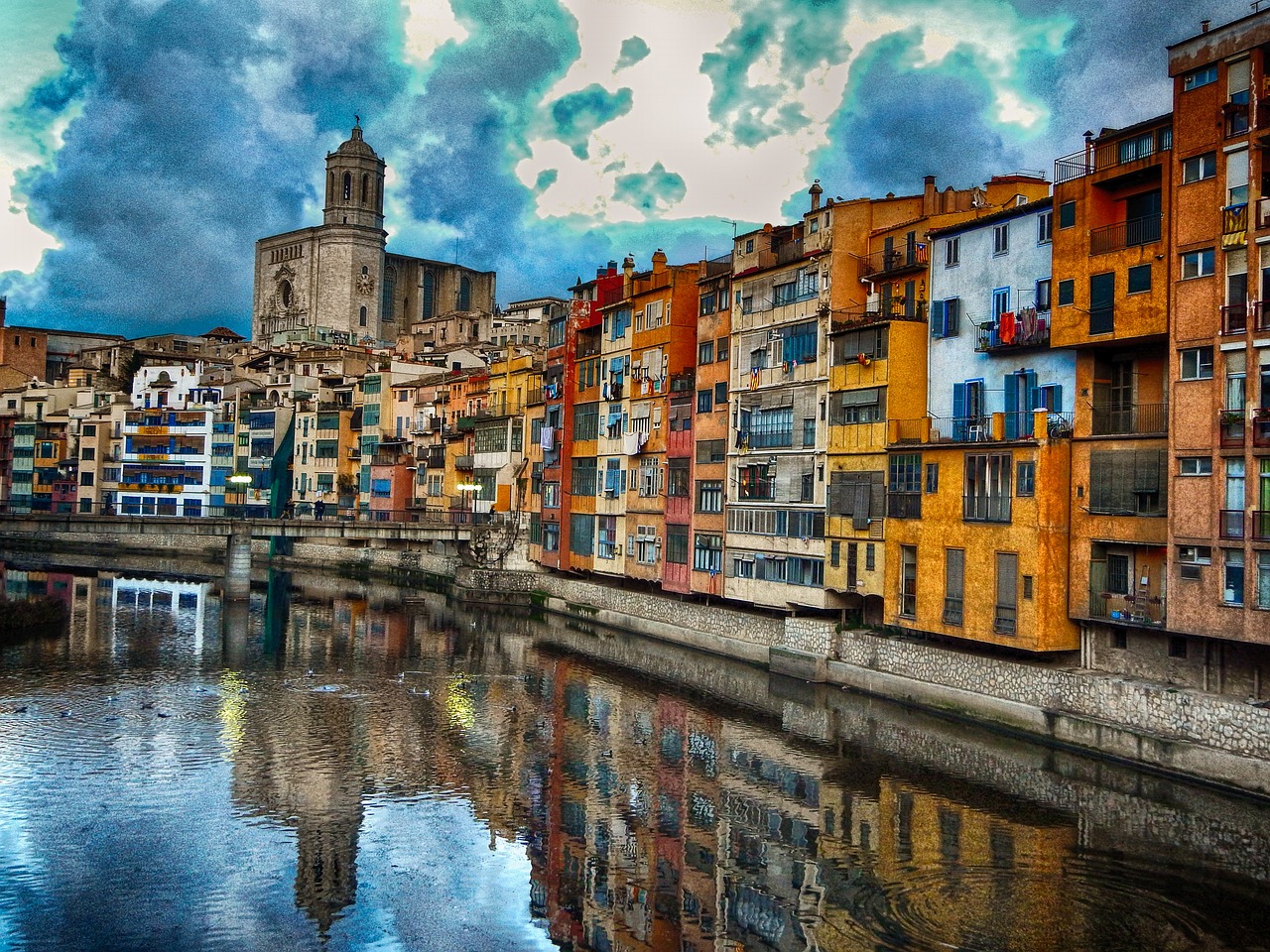 Girona Cathedral façade