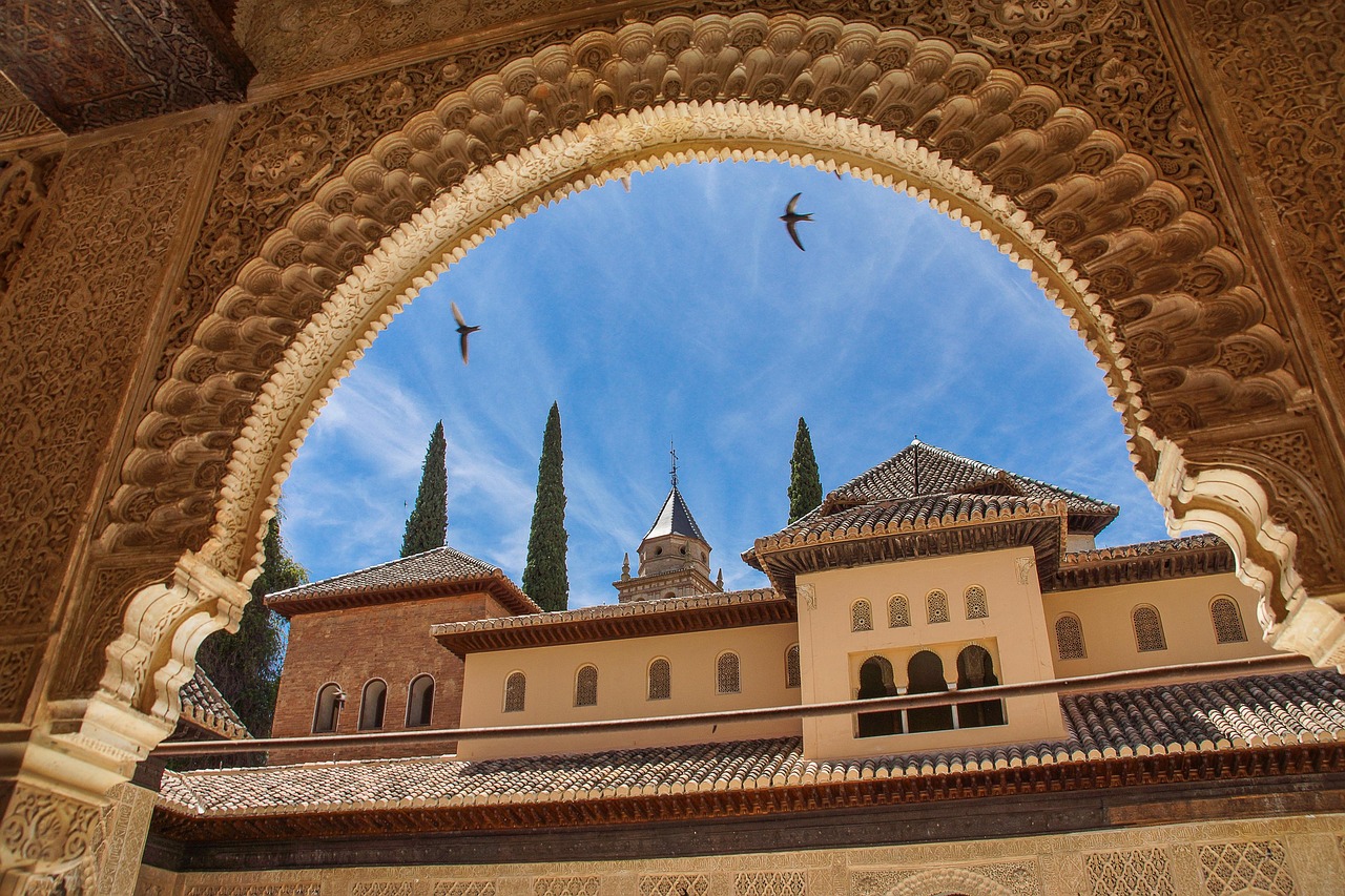 Alhambra palace and fortress in Granada Spain