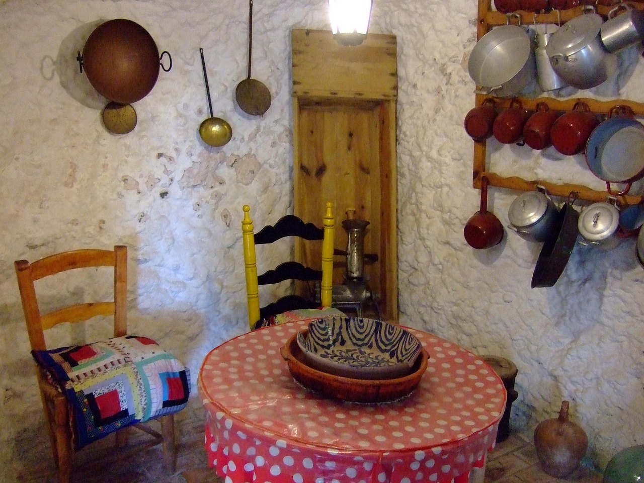Sacromonte cave houses in Granada Spain