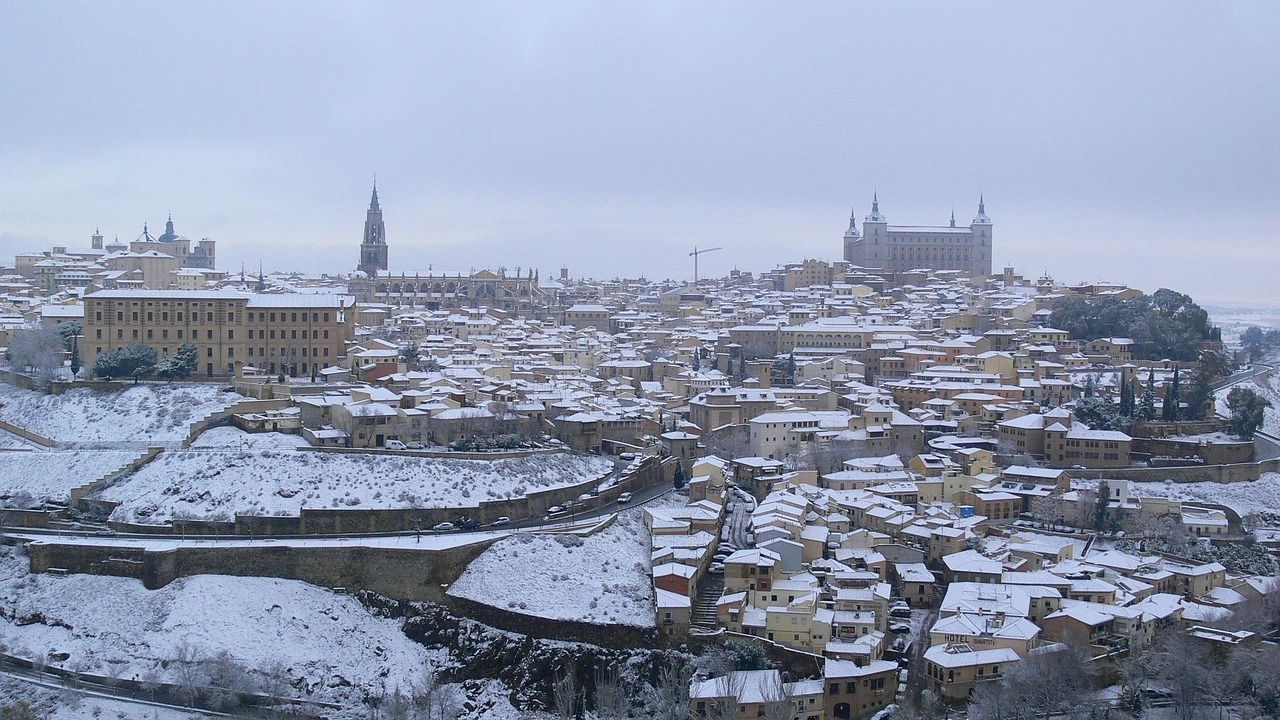Toledo skyline near Madrid