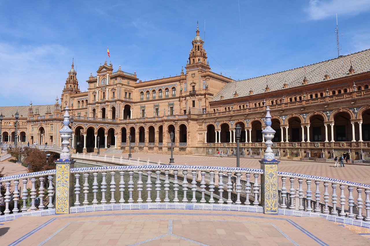 Plaza de España Seville provincial tiles and benches