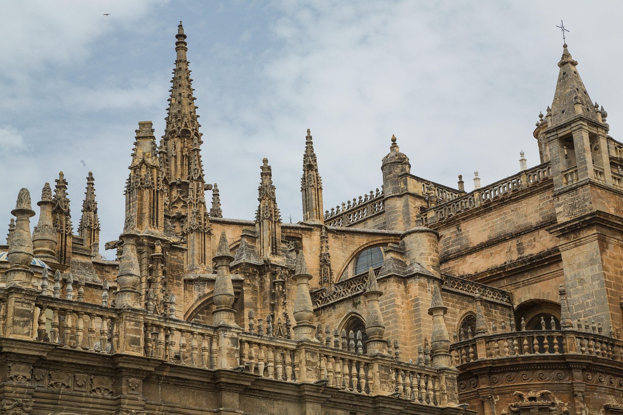 Seville Cathedral and Giralda tower