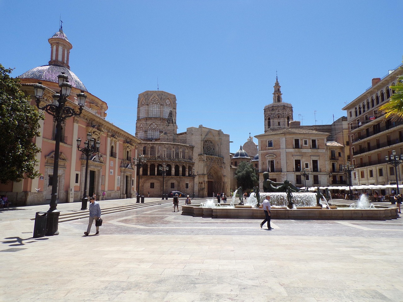 Valencia Cathedral and Miguelete tower