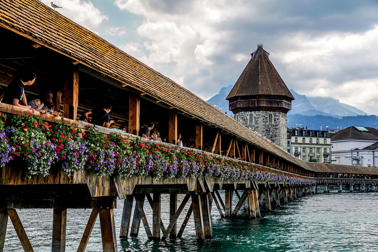 Kapellbrücke Chapel Bridge Lucerne