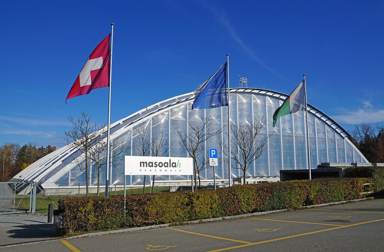 Masoala rainforest hall at Zurich Zoo