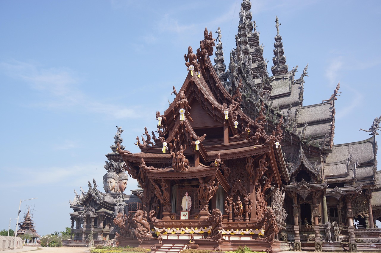 Sanctuary of Truth Pattaya wooden temple