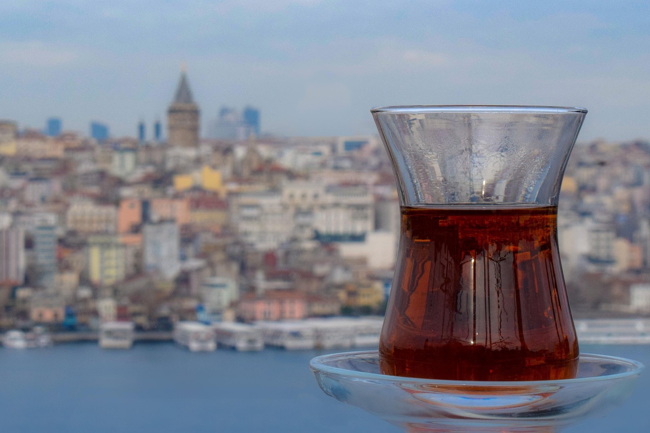Panoramic view from Galata Tower in Istanbul