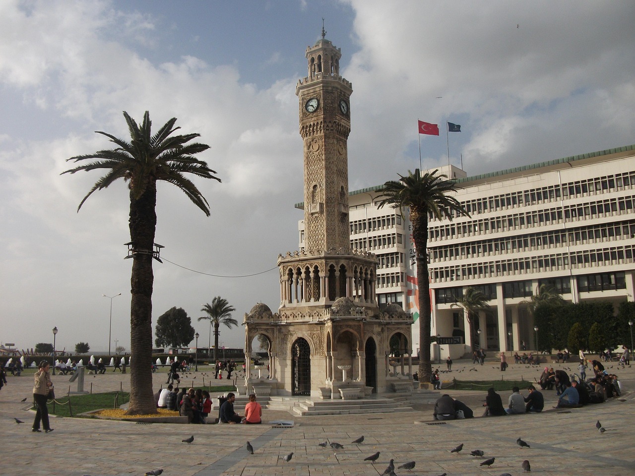 Izmir Clock Tower in Konak Square
