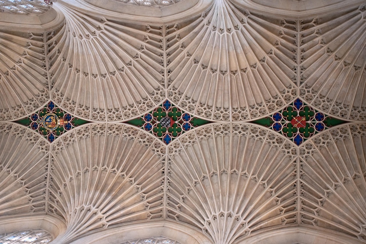 Interior of Bath Abbey in Bath