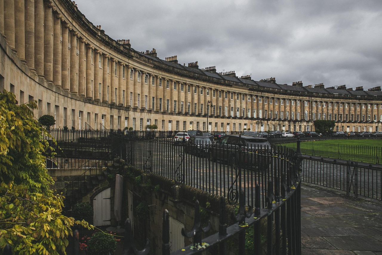 Royal Crescent in Bath, UK