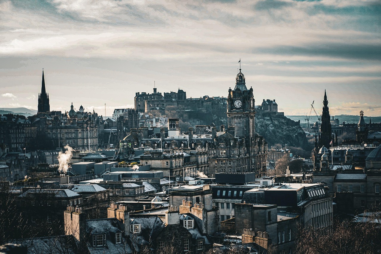 Edinburgh Castle from Princes Street Gardens