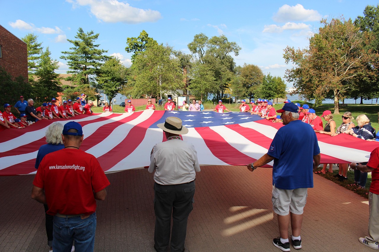 American flag flying over Fort McHenry in Baltimore