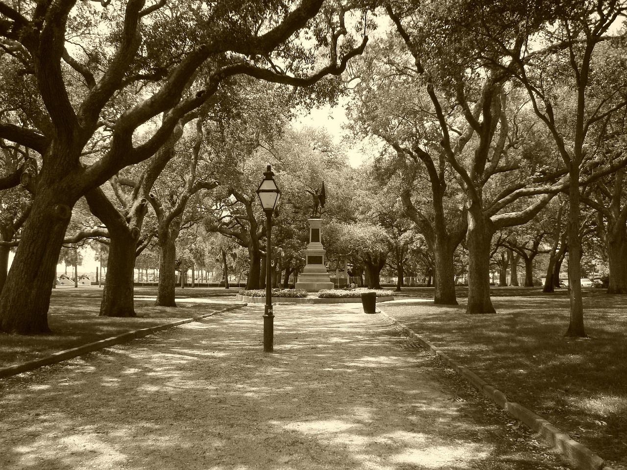White Point Garden in Charleston, USA