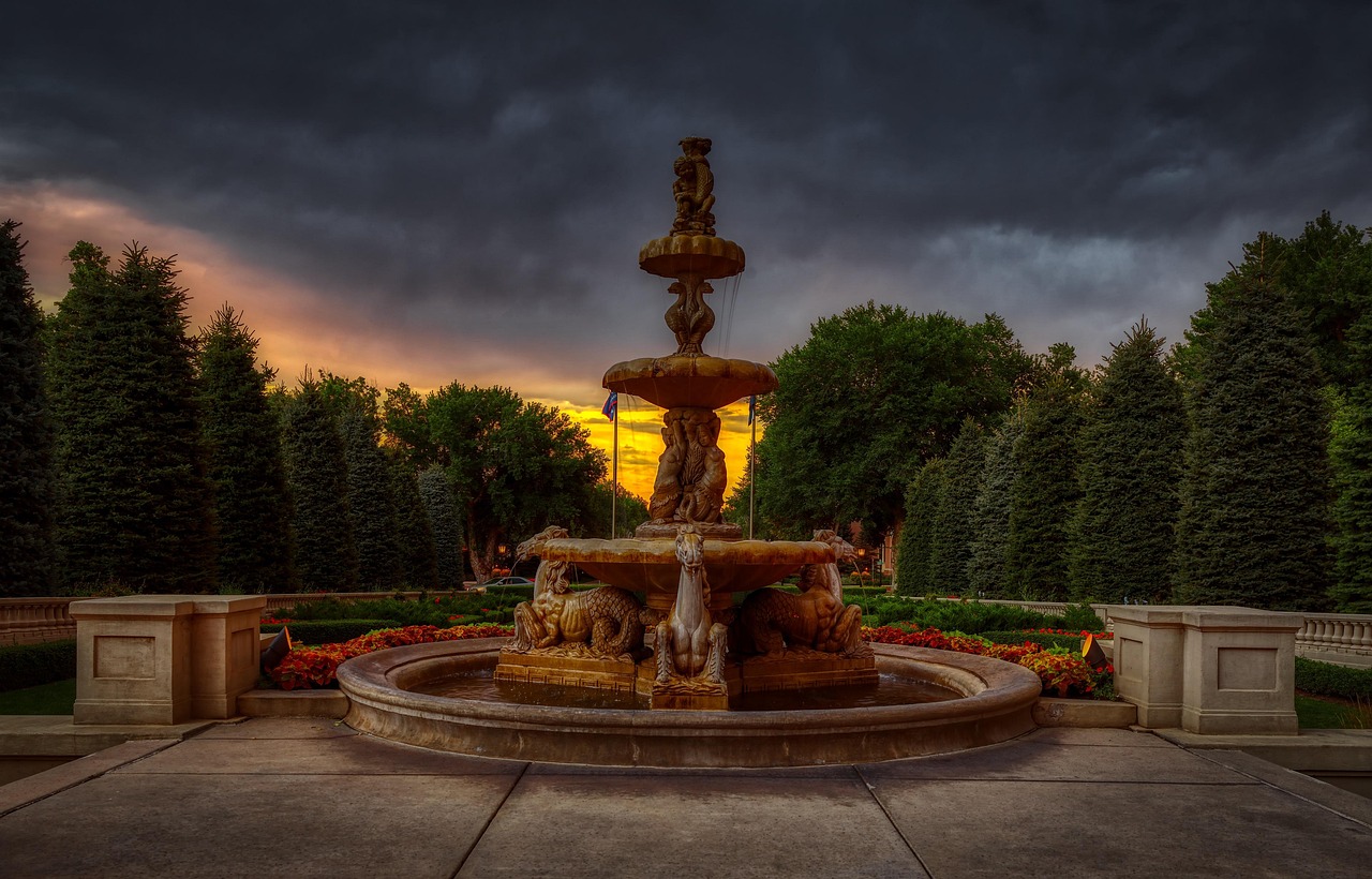 Historic Broadmoor Hotel architecture in Colorado Springs
