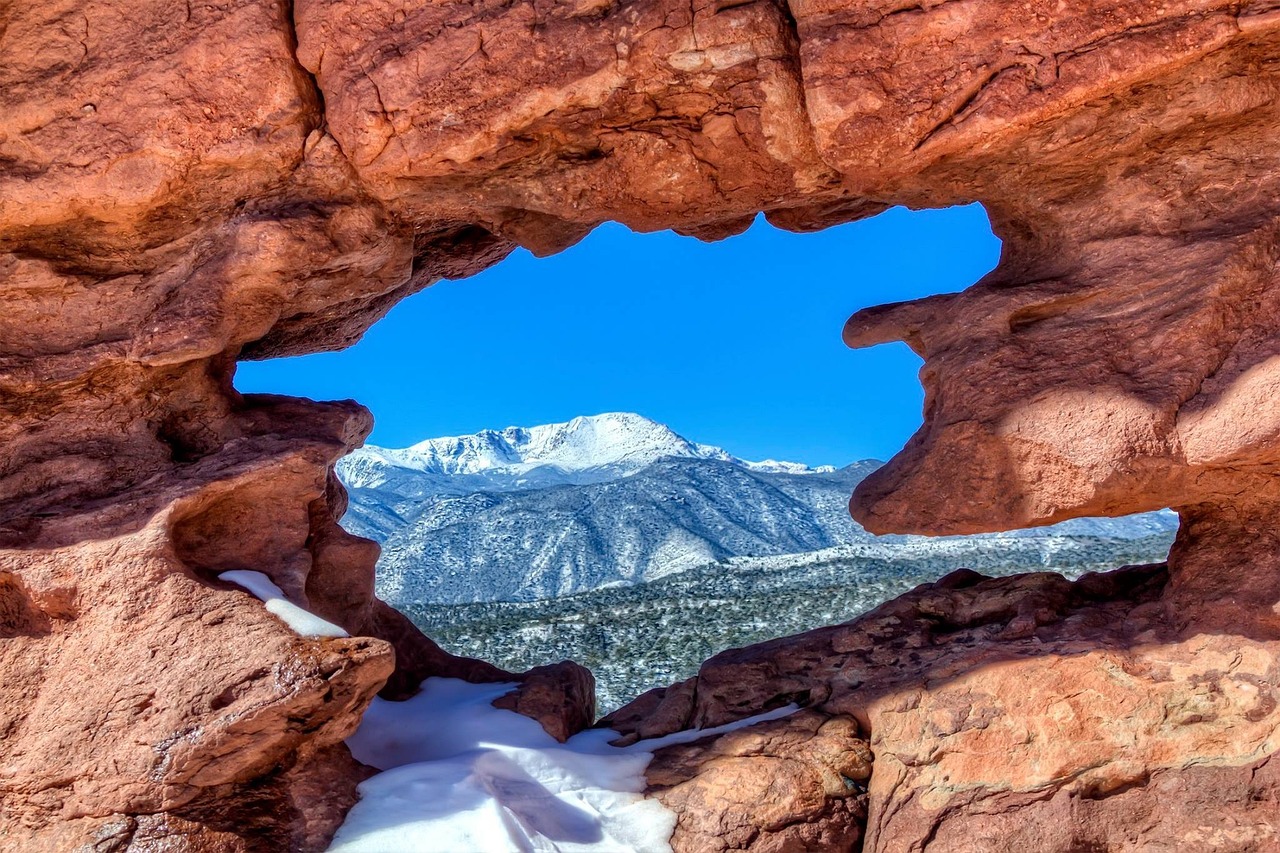 Garden of the Gods rock formations in Colorado Springs