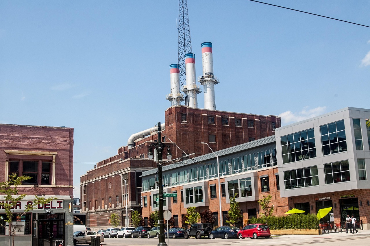 Midtown Detroit street view