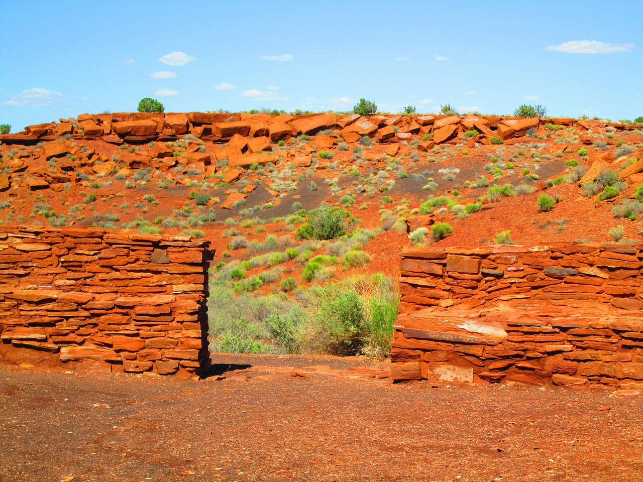 Wupatki Pueblo ruins near Flagstaff