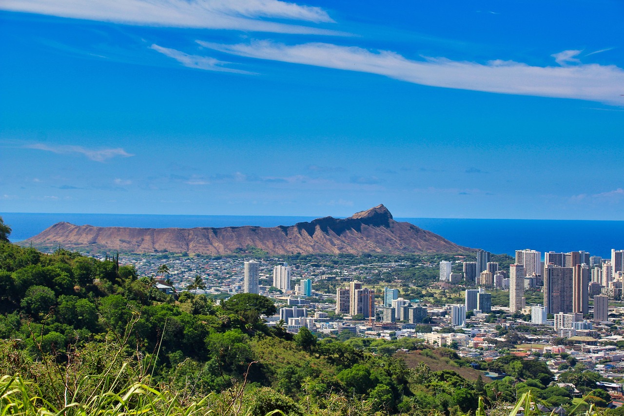 Diamond Head crater hike in Honolulu
