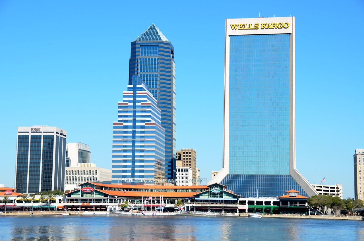 Downtown Jacksonville architecture and skyline