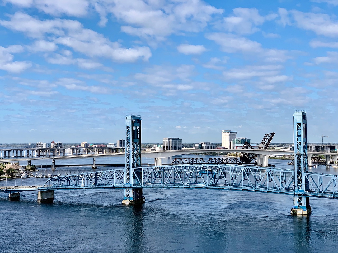 Downtown Jacksonville riverfront skyline