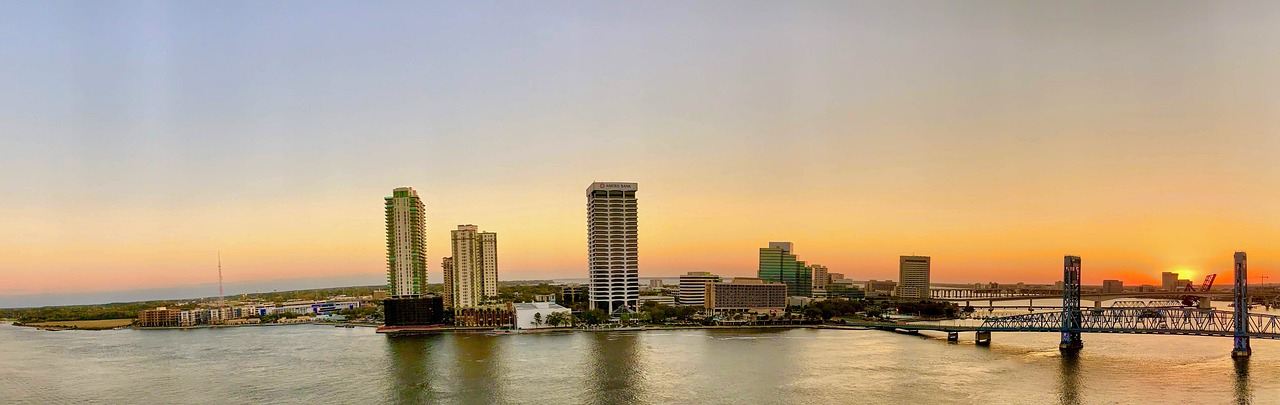 Sunset on the St. Johns River in Jacksonville