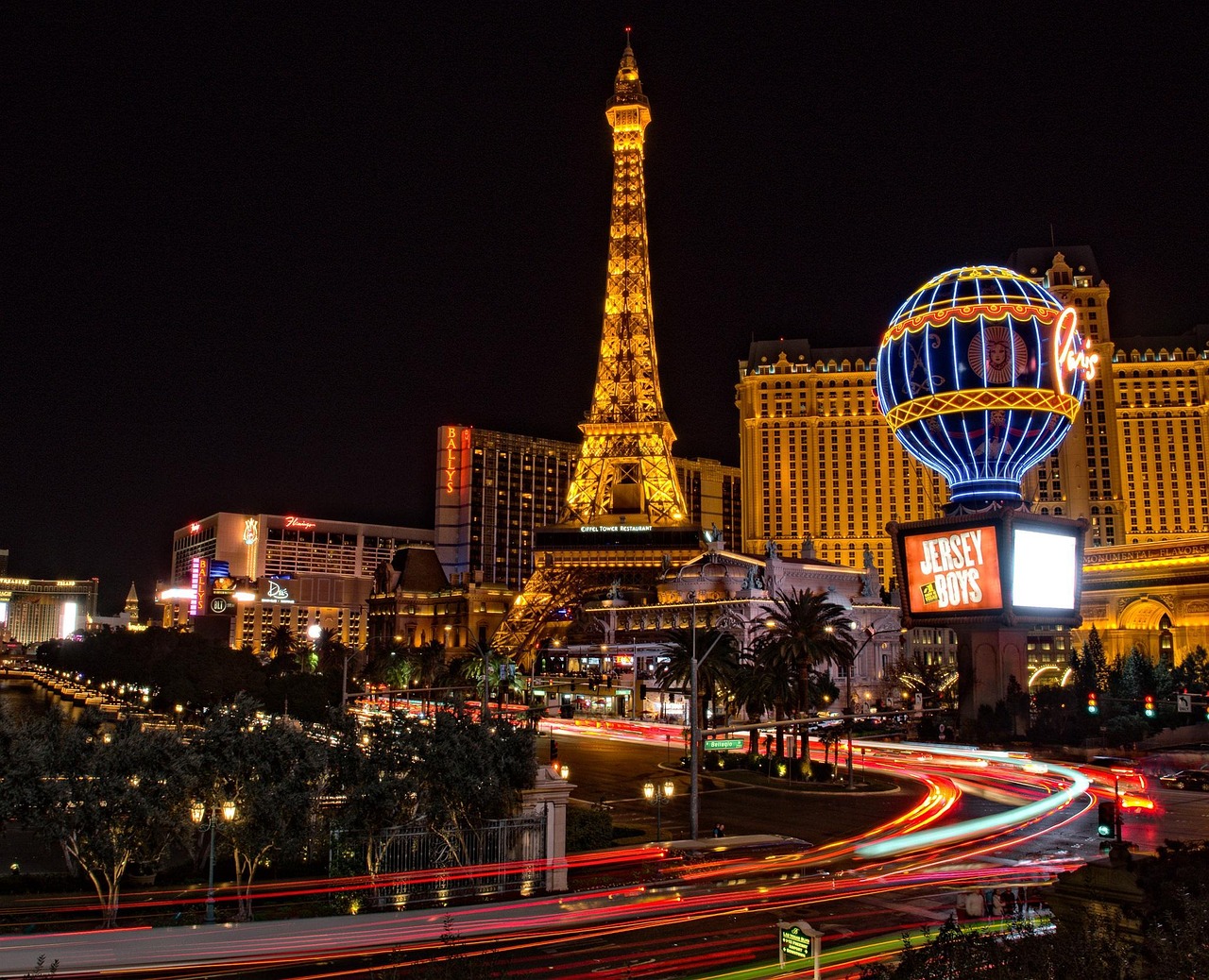 Eiffel Tower viewing deck at Paris Las Vegas