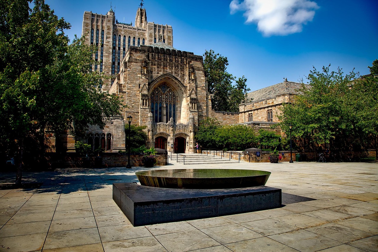 Yale University campus in New Haven