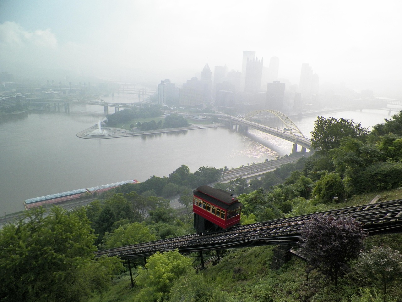 Duquesne Incline on Mount Washington in Pittsburgh