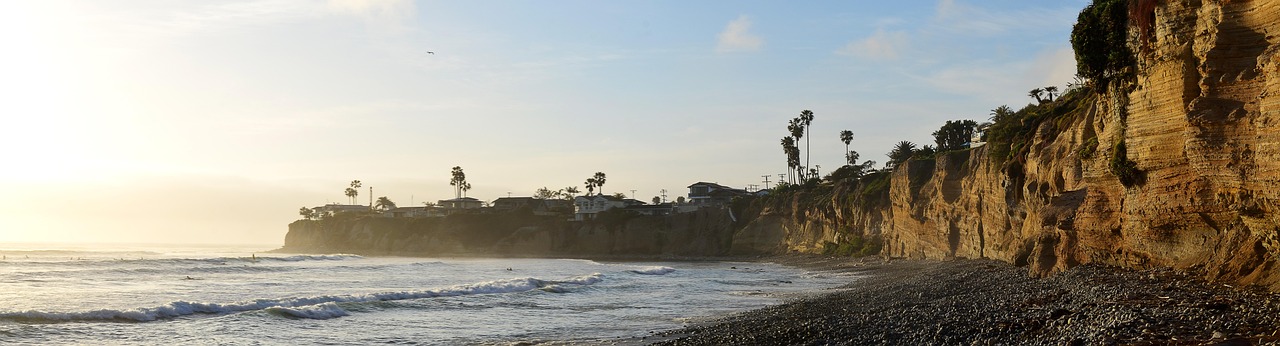 Sunset Cliffs in San Diego
