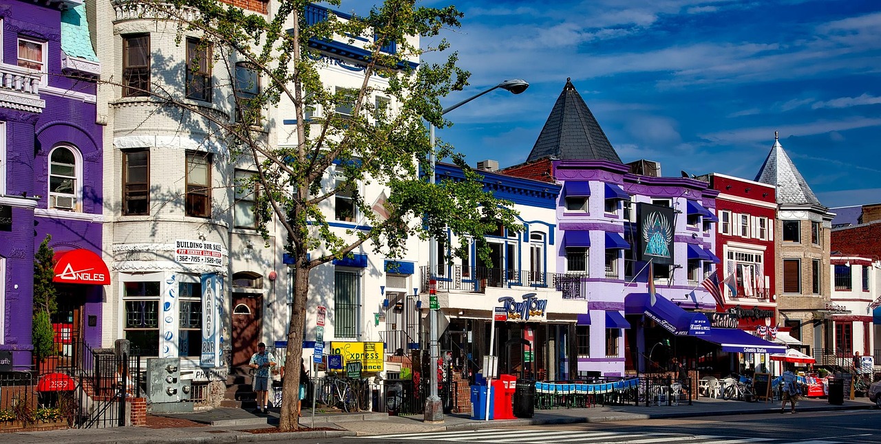 Adams Morgan neighborhood in Washington