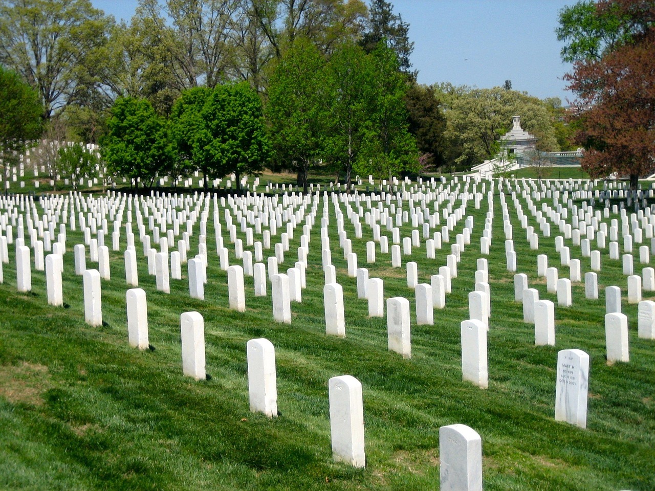 Arlington National Cemetery near Washington