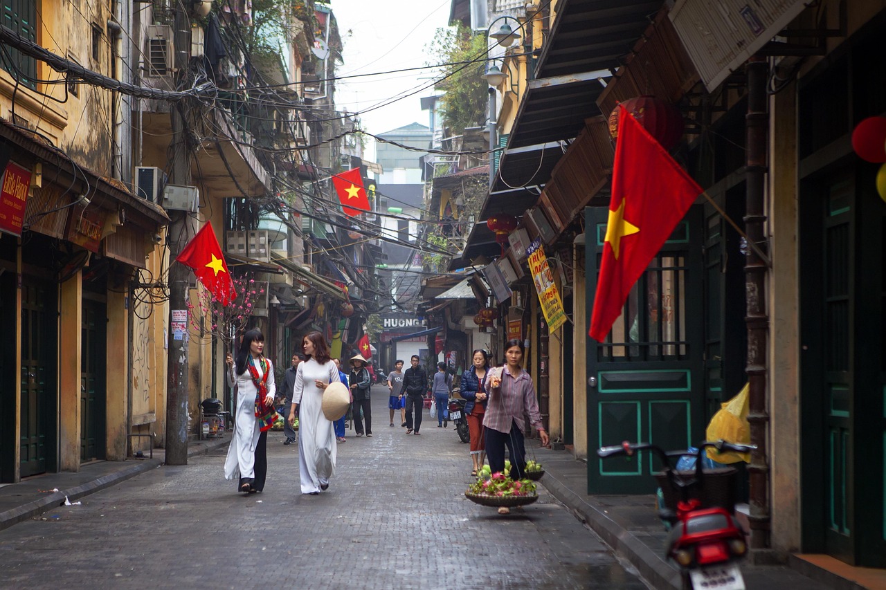 Hanoi Old Quarter street scene